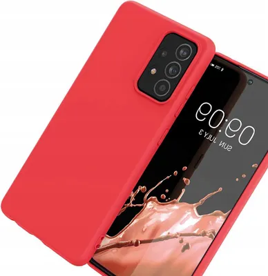 Image de Housse en silicone souple Samsung Galaxy A22 4G Rouge