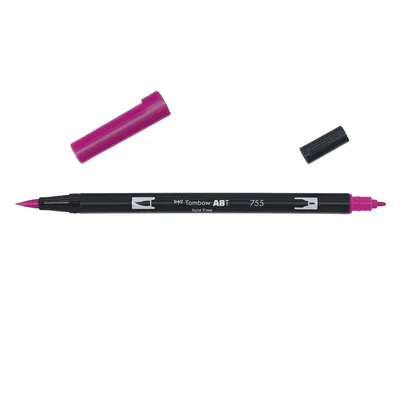 Zdjęcie produktu dla Tombow ABT-755ABT Dual Brush Pen 755 rubinowa czerwień