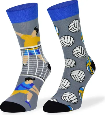 Produktbild von SKIETY Bunte Lustige Socken für Erwachsene Baumwolle, Volleyball, 43-46