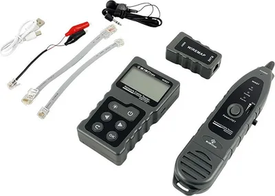 Obrázek produktu pro AVIZIO Universalus tinklo kabelio testeris su PoE, sekimo, ilgio matavimo ir tstinumo tikrinimo funkcijomis su ALANTEC ekranu