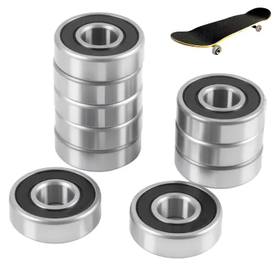 Kugellager 6000 2RS, 10 Stück, 10x26x8 mm, doppelt abgedichtet