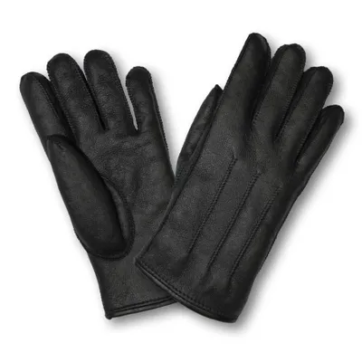 Produktbild von Heitmann Felle Paar Herren Lammfell Fingerhandschuhe de luxe Größe: XL, Farbe: Schwarz 5063