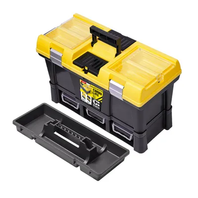 Produktbild von Werkzeugkasten Werkzeugkoffer Medium Werkzeugwagen Werkzeugtrolley Transportbox