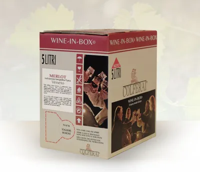 Produktbild von Merlot IGT Veneto 11,5 % 5 lt. Bag in Box - Colferai