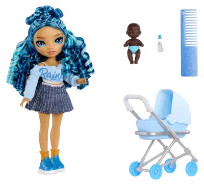 Produktbild von Rainbow High Junior High Jr. High Bestie Babysitters – Skyler Bradshaw (Blue), Modepuppe, Weiblich, 4 Jahr(e), Junge/Mädchen, 230 mm, Mehrfarbig