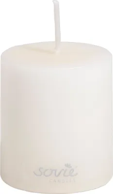 Produktbild von Stumpenkerze Creme, Ø 50 x 60 mm - Brenndauer ca. 16 Stunden