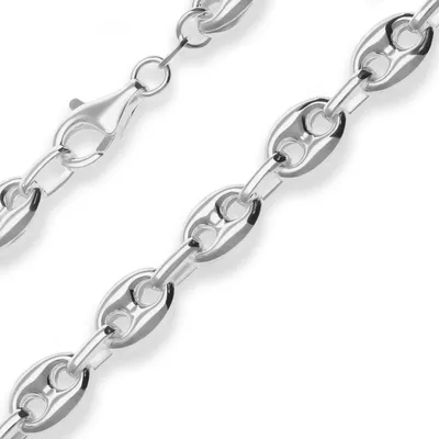 Produktbild von 7,9mm Armband Schiffsankerkette Silberarmband Armschmuck aus 925 Silber 21cm