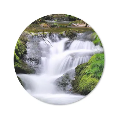 Produktbild von MuchoWow® Mauspad Mousepad Wasser - Natur - Wasserfall 40x40 cm - Mousepads - Maus Mat - Pad - Mausunterlage - Schreibtisch Accessoires
