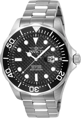 Immagine prodotto di Invicta Pro Diver 12562 Orologio da Uomo - Movimento al Quarzo - Acciaio Inossidabile con Quadrante Nero - 47 mm