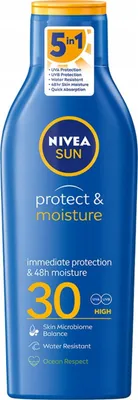 Produktbild von Nivea Sun Protect & Moisture Sonnenschutzcreme LSF30, 200ml