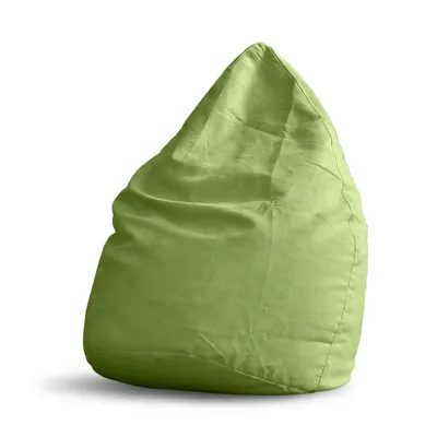 Produktbild von Lumaland Luxury XL PLUS Sitzsack stylischer Beanbag 220L Füllung mit extra starken Nähten Grün