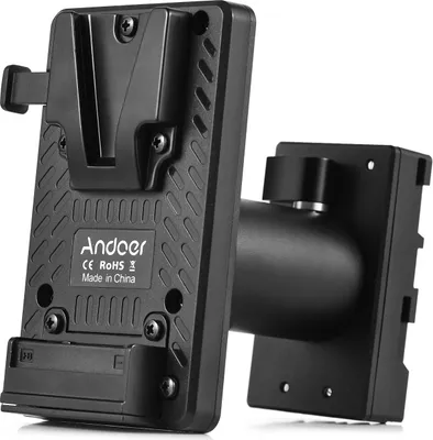 Zdjęcie produktu dla Płyta montażowa Andoer V-Lock V Mount do akumulatorów, adapter do akumulatorów zastępczych BP-U, z regulowaną listwą, zamiennik dla BP-U90, BP-U96, BP-U60, BP-U30. Akumulatory zastępcze do kamer Sony PMW-100, PMW-150, PMW-160, PMW-200, PMW-300, PMW-EX1, EX160, EX260, EX280, PMW-F3, PXW-FS5, PXW-FS7, PXW-FX6, PXW-FX9