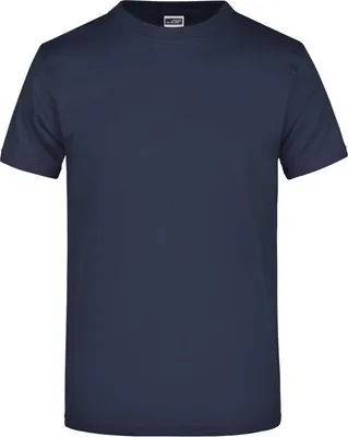 Produktbild von James & Nicholson T-Shirt Round-T Heavy navy-blau Größe L