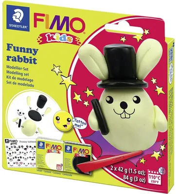 Immagine prodotto di STAEDTLER Modelliermasse FIMO® Kids funny papers kit Blisterkarte 664871 4007817078723