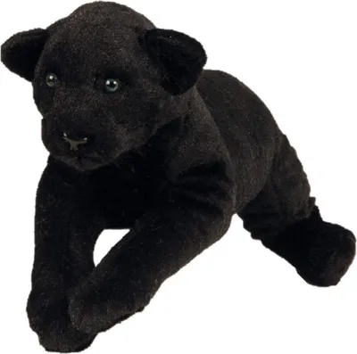 Produktbild von Schwarzer Panther XL Plüschtier ca. 60 cm liegend Kuscheltier