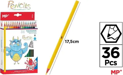 Image de Crayons de couleur 36 couleurs