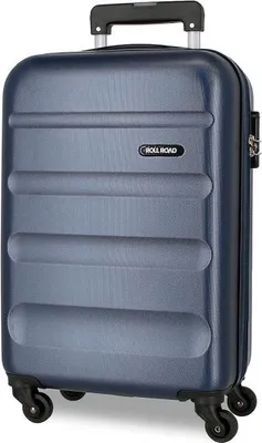 Immagine prodotto di ROLL ROAD Flex Blu marino, valigia da viaggio in ABS, 55x38x20cm, 35L, 5848662 (piccola scadenza)