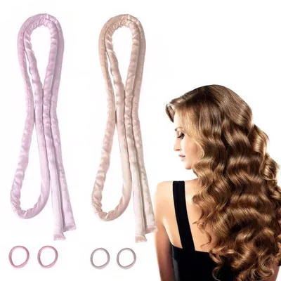 Image de Lot de deux bandeaux bouclés en satin doux pour des boucles sensuelles