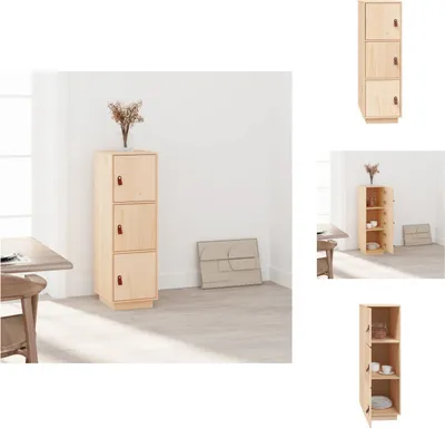 Produktbild von vidaXL Highboard 34x40x108,5 cm Massivholz Kiefer -  Sideboards