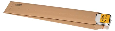 Produktbild von 25x Versandtaschen für KFZ-Kennzeichen 140x590mm bis Höhe 50mm