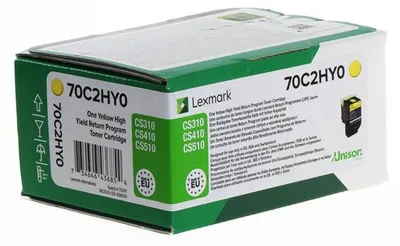 Produktbild von Lexmark 702HY - Gelb - original - Tonerpatrone
