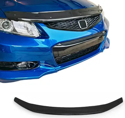 Image de Deflecteurs d'air capot de voiture pour Honda Civic 2012-2016 Acrylique Noir