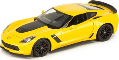 Produktbild von CHEVROLET Corvette Z06 2017 gelb, WEL24085W-Y, Maßstab1/24, WELLY