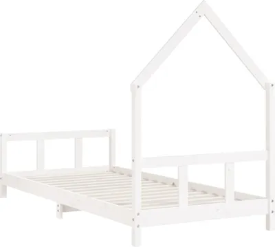 Produktbild von vidaXL Kinderbett Weiß 90x190 cm Massivholz Kiefer