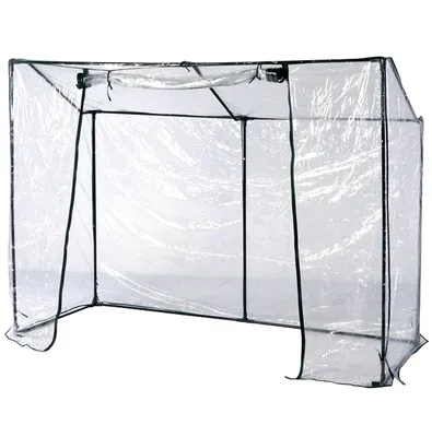 Produktbild von Gewächshaus 200x77xH.150CM aus PVC-Folie, platzsparend, einfache Montage