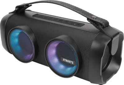 Produktbild von Deltaco CMB-100, 8 W, 16 W, Verkabelt & Kabellos, USB Typ-A, USB Typ-C, Tragbarer Stereo-Lautsprecher, Schwarz