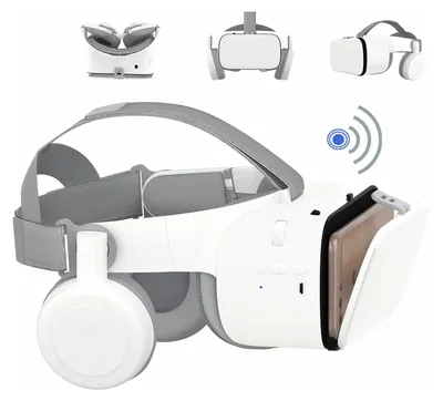Produktbild von Bluetooth VR Headset für iPhone/Samsung Telefon, 3D Virtual Reality Brille mit drahtloser Fernbedienung, VR Brille für Filme & Spiele Android IOS