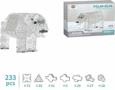 Produktbild von Bausatz: Modell Eisbär, 233 Teile
