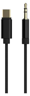 Produktbild von Gembird USB-C zu 3.5 mm AUX Kabel, 1.5 m, schwarz