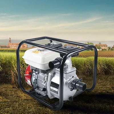 Produktbild von Benzinmotor Standmotor Wasserpumpe Kreiselpumpe 3600 r/min  Gartenpumpe Teichpumpe Garten 2" Zoll Motor