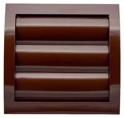 Immagine prodotto di Griglia di ventilazione griglia aerazione - Ø 100 mm - 150 x 150 mm - Marrone - Protezione dagli insetti