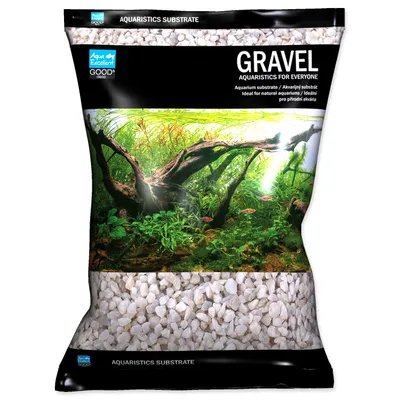 Zdjęcie produktu dla Żwirek biały Aqua Excellent 4-8 mm 3kg