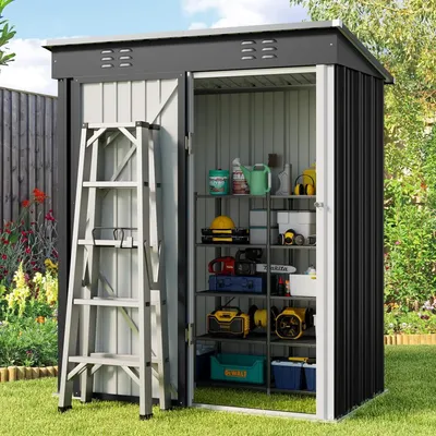 Produktbild von Bealife Geräteschuppen , Gerätehaus ,Metall-Geräteschuppen Gartenschuppen, Lagerschuppen im Freien,CC21