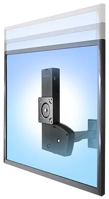 Produktbild von Ergotron 61-113-085, 13,6 kg, 68,6 cm (27"), 106,7 cm (42"), 100 x 100 mm, 400 x 400 mm, Schwarz