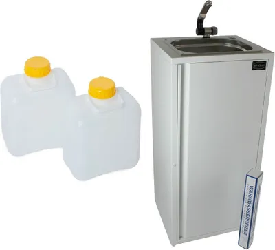 Immagine prodotto di Lavamano mobile Lavaggio ad acqua calda Stand di vendita + serbatoi Mercato settimanale