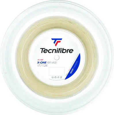 Produktbild von Tecnifibre Tennissaite X-One Biphase1.30 Natural auf Spule 200m