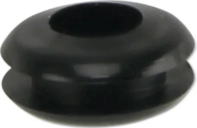 Produktbild von KSS Kabeldurchführungstülle PVC, schwarz, Plattenstärke 1,7, Loch-Ø 5, geschlossen, 1 Stück