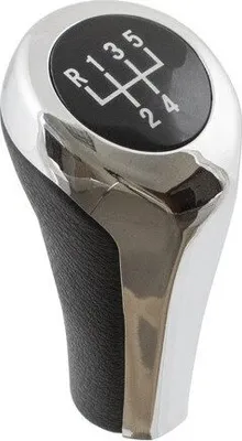Image de Pommeau de levier de vitesse en noir / aluminium 5 vitesses pour BMW E30 E32 E34 E36 E39 E46 E60