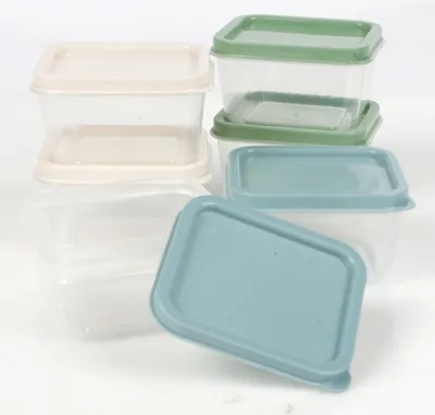 Produktbild von 24x BURI Vorratsdosen 6er Set Deckel Gefäß Box Behälter Aufbewahrung Kekse Reis