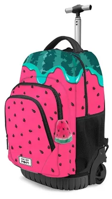 Productafbeelding van Oh My Pop Melty Melon rugzak met wielen, roze, voor kinderen, één maat, 32x47x27 cm, 40,60 liter