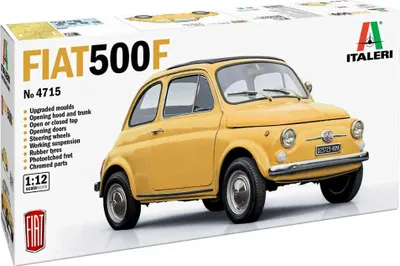 Produktbild von 1:12 Fiat 500 F Upgraded Edition Modellbausatz – detailliert
