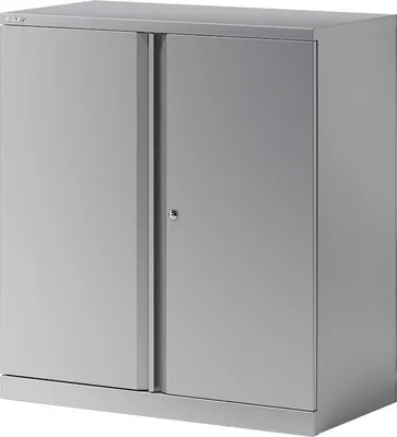 Produktbild von BISLEY Flügeltürenschrank Essentials Maße: 91,4 x 100 x 47 cm (B x H x T) Anzahl der Fachböden: 1 Fachboden Werkstoff: Stahl