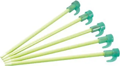 Produktbild von Happy People Zeltnägel Hering Fiberglas 6er Set leuchten Camping Outdoor Zelt