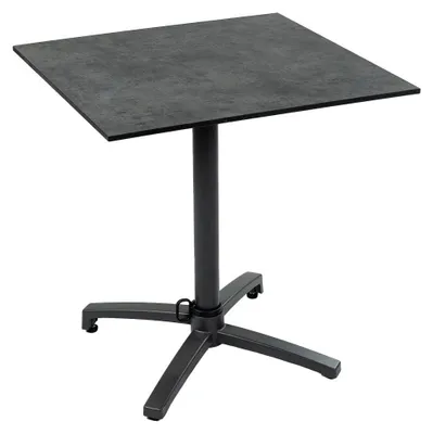 Produktbild von Klappbarer Terrassentisch Gent | 70 x 70 cm | Schwarz