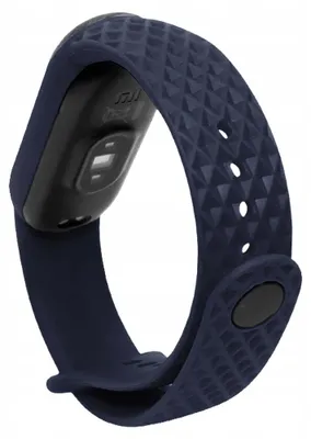 Zdjęcie produktu dla Opaska ChronSmarta do smartband'a Xiaomi Mi Band 5 / 6 / 7 (Granatowy)
