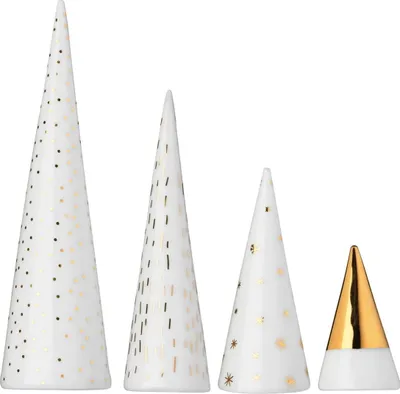 Produktbild von Räder Winterstadt Kleiner Winterwald gold Set 4 Stck.